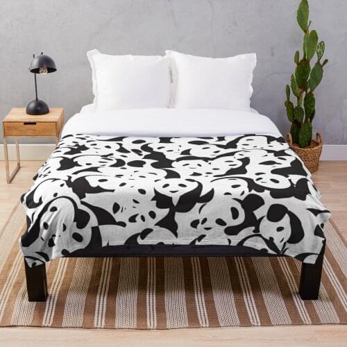 Panda Panda Decke Personalisierte Decken Auf Für Die Sofa/Bett/Auto Tragbare 3D Decke Für Kind erwachsenen Hause textilien
