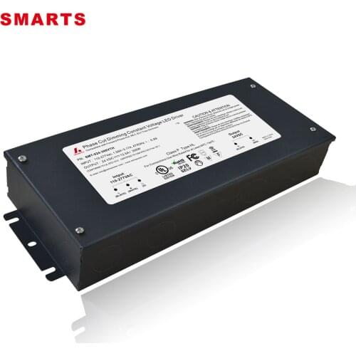 Constant voltage fcc 300w triac dimmable led driver for trailing leading ELV MLV dimmer