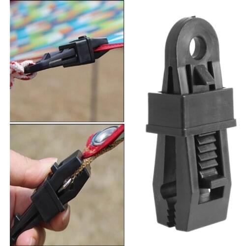 Tents Wind Rope Clamp Awnings Outdoor Camping Plastic Clip Tents Accessories