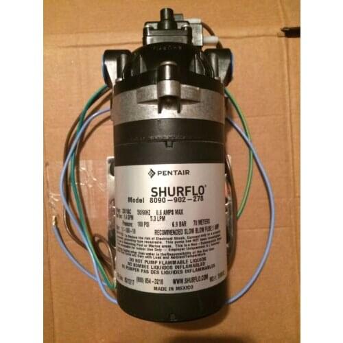 SHURFLO 8090-802-278 WATER PUMP 230V AC 1.2GPM 4.5LPM 6.9Bar 100PSI diaphragm Pump high flow high pressure suck 1.8m