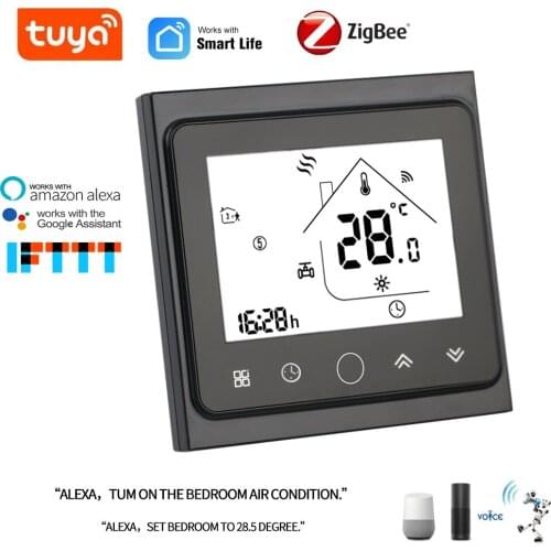ZIGBEE TUYA WiFi Gas Boiler Heating Thermostat WirelessTemperature Controller for Alexa Google Home Control Thermoregulator
