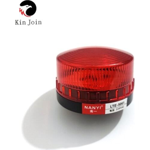 High Quality Waterproof 12V~220V Security Alarm Strobe Signal Safety Warning Green Red Orange Mini Flashing LED Light