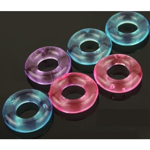 3PCS Penis Rings Set Crystal Ejaculation Delay Cockring Silicone Cock Erection Ring Stretcher Erotic Adult Sex Toys for Men Male