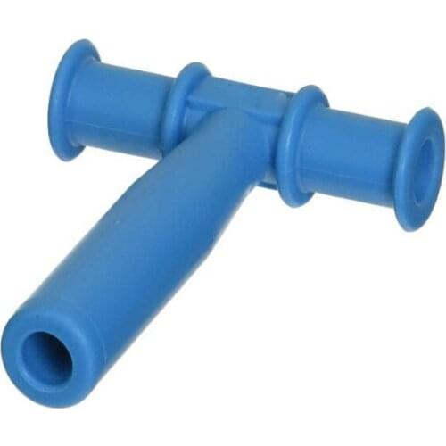 5PCS Blue Chewing Tube Oral Motor Chew Tools for Autism Baby Chewy Teether Speech Therapy Sensory Toys for Special Needs ADHD