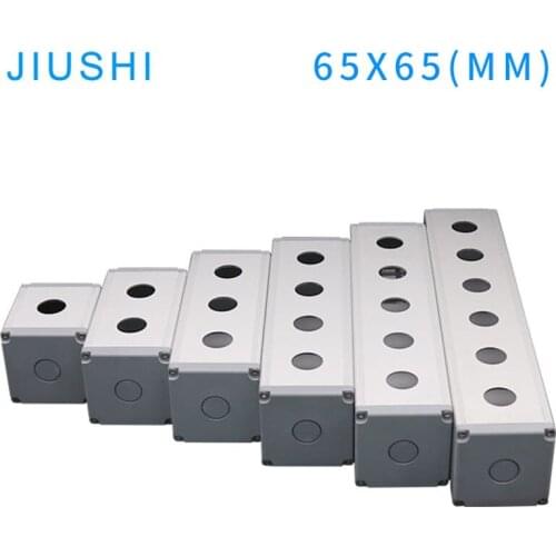 BXM 65x65 Mounting hole 22mm Aluminium push button box metal indicator light control box