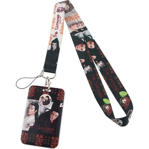 ER539 TV Figure Unisex Fashion Lanyards ID Badge Holder Bus Pass Case Cover Slip Bank Credit Card Holder Strap Cardholder