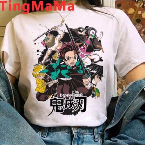 Demon Slayer Kimetsu No Yaiba Tanjirou Kamado top tees male couple japanese aesthetic tumblr tshirt top tees kawaii streetwear