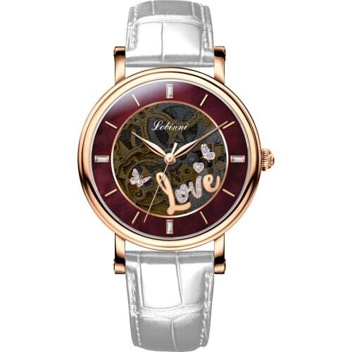 Женские часы с автоподзаводом Lobinni China At AliExpress