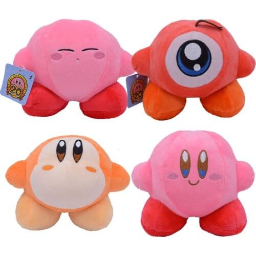 Peluche de Kirby juguete Rosa Kirby Waddle Dee Doo personaje del juego juguete de peluche suave regalo para los nios