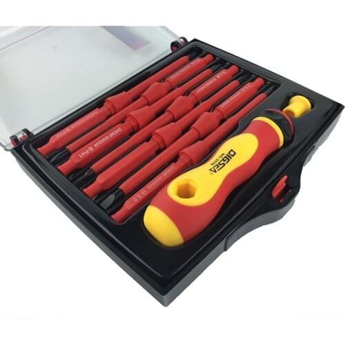 PARON 7 In 1 Precision Dismountable Screwdriver 6 Insert Bit Set Screw Driver Set Magnetic Driver Bits Maintenance Tool Repair