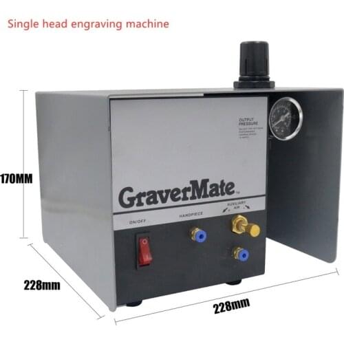 Single-end engraving machine bead edger pneumatic engraving machine micro-inlaid engraving machine single-end edger