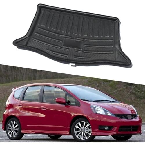 Car Rear Trunk Tray Boot Liner Cargo Mat Floor For Honda Jazz Fit 2008 2009 2010 2011 2012 2013