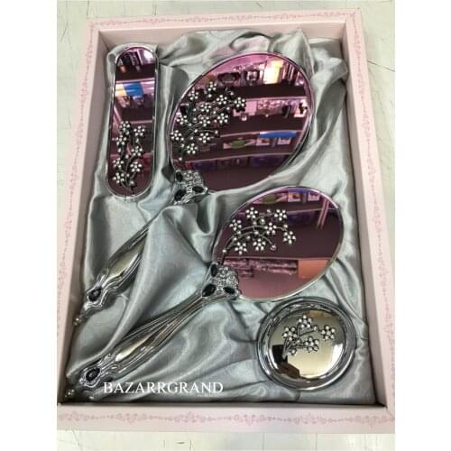 AWESOME GIFT IN GREAT COLOR Your comb set Dowry Powder Mirror Comb Set comb free SHIPPING FREE SHİPPİNG