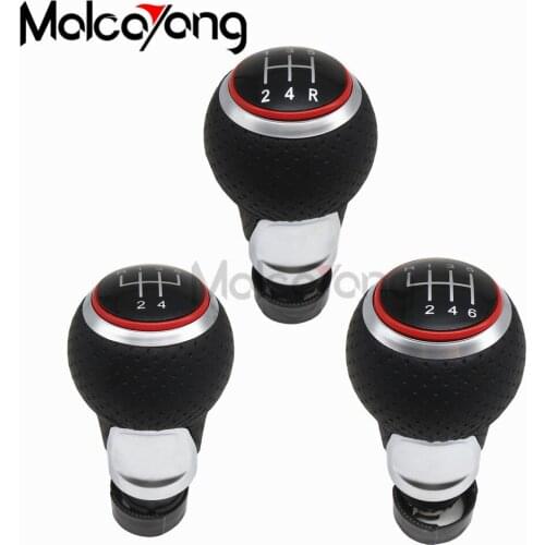 5 6 Speed Gear Shift Knob Lever Stick For Audi A4 S4 B8 8K A5 8T Q5 8R S Line 2007-2015