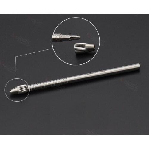 Dental tools pulp extraction needle handle with handle enlarged needle cotton pith washing smooth needle handle