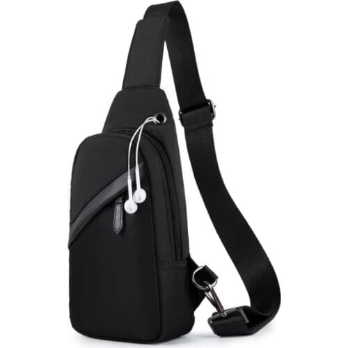 Yesetn Bag 04102021 Mens chest bag messenger bag nylon single shoulder bag cross body bag phone bag
