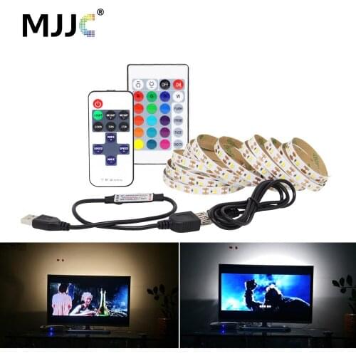 LED Strip Bluetooth USB 5V SMD 5050 3528 Waterproof RGB CCT Wireless Music USB LED Stripe Light for Computer TV Bias Lighting