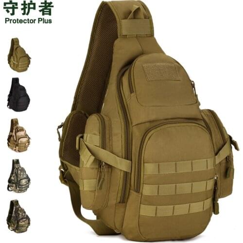 Tactical Chest Bag Protector Plus X212 Sports Bag Camouflage Nylon Military Trekking Pack Outdoor Hiking Cycling Bag Ipad Bag