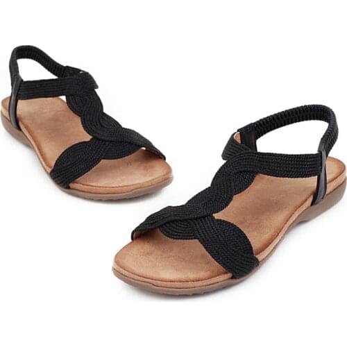 ZJVI Women Summer Platform Sandals Woman Flats Sneakers Wedges Heels Shoes Sandalias Mujer 2021 For Girls Black ankle strap gold