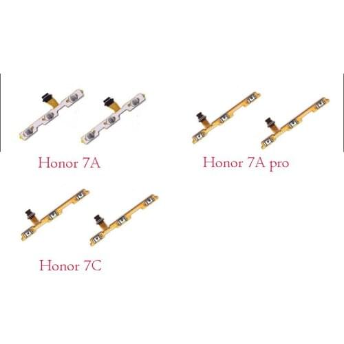 10pcs sidebutton strip Power On/Off Key Volume Up/Down Side Button Flex Cable/sidebutton strip for Huawei Honor 7A /7A pro/7C