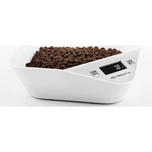 1000g Smart Automatic Electronic Scale Pets Food Weighing Bowl Dog Cat Food Feeding Container