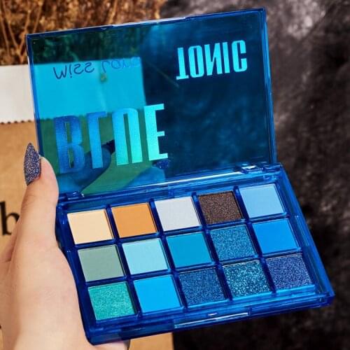 15Color Eyeshadow Palette Matte Pearly Shimmer Glitter Colorful Waterproof Long-lasting No Smudge Eye Shadow Cosmetic Maquillaje