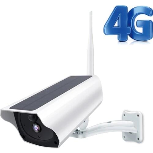 1080P Solar WiFi Camera 3G 4G LTE SIM Card Wireless Battery Camera Outdoor Waterproof PIR Human Alarm CCTV Camera Two Way Audio