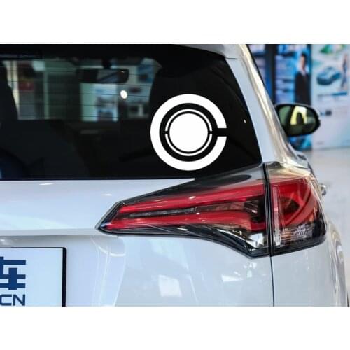 Black/Silver Creative Sticker Car Body Vinyl Door Window Car Decor Waterproof Decals Modern Decoration S490