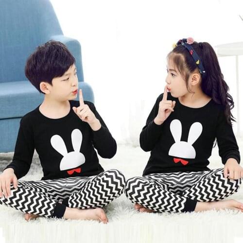 Kids Pajamas Sleepwear Baby Girl Clothes Cotton Sets Children Homewear Pajamas for Boys Pyjamas Kids Nightwear Teenage Clothes