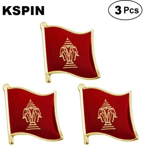 Laos Lapel Pin Brooches Pins Flag badge Brooch Badges