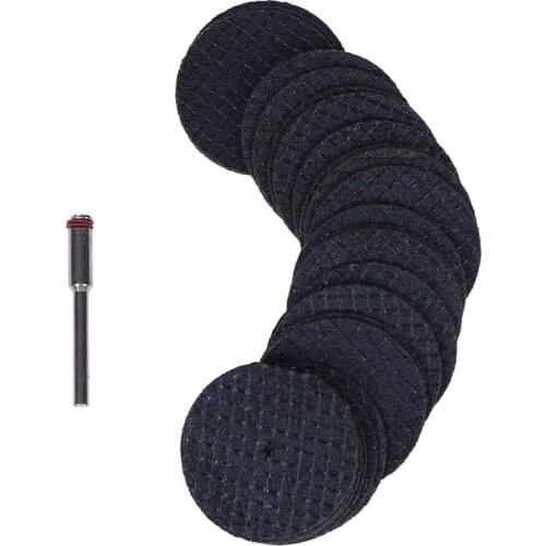 HELTC 26pcs/set 25pcs Saw Blade+1pc Connecter Clamp Fiberglass Reinforced Cut Off Wheel Disc W/1 Mandrel 1/8 Fit Tool Hot