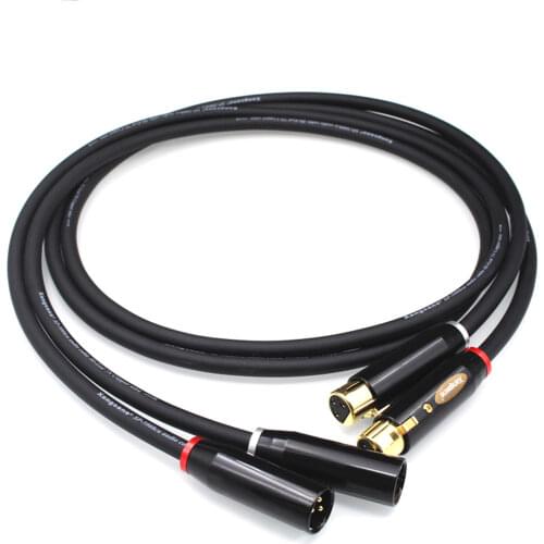 HiFi Audiophile 7N Single Crystal Copper Audio XLR Balanced Cable for amplifier CD player