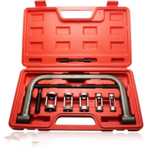 Car Engine Cylinder Head Valve Spring Compressor Remove Install Tool Clamp Set ATVs Installer Removal Tool Motorcycle