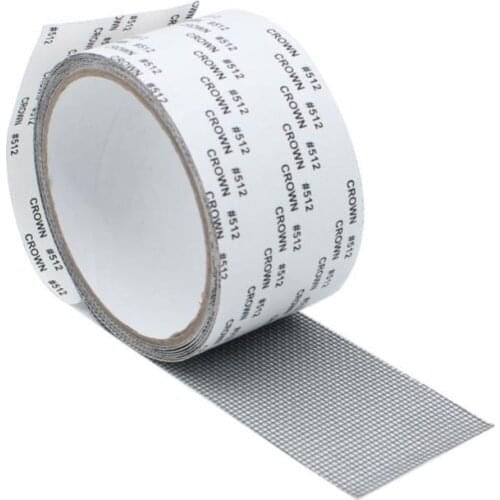 Window Home Adhesive Cover Screen Patch Repair Tool Mesh 5x200cm Window Hole Repaire Tape Repair Broken Hole Mosquito Netting