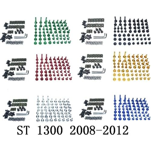 Motorcycle Complete Fairing Bolts Kit Bodywork Screws For Fit HONDA ST 1300 2008-2012