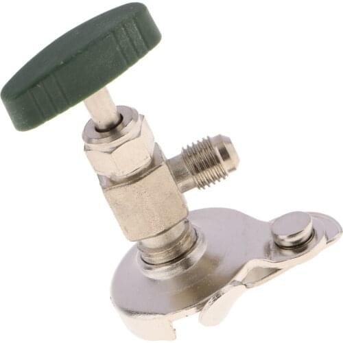 Brass Quick Coupler Connector Adapter Auto Car Air Conditioning Connector Opener Valve