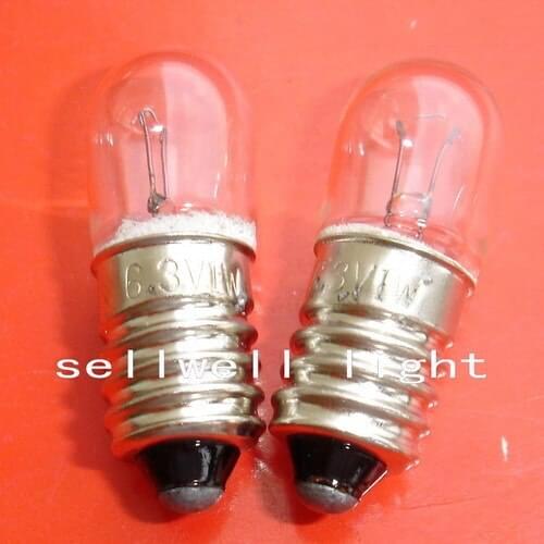Miniature bulb instrument bulb 6.3v 1w e10 10x28 a562