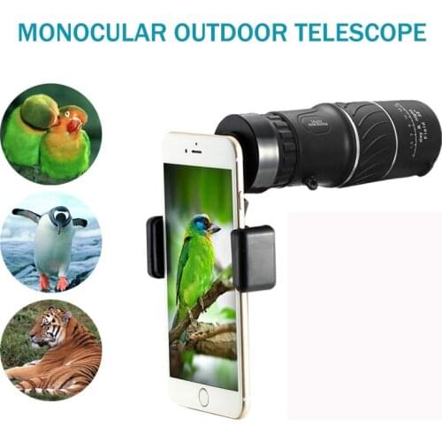 16X52 Monocular Telescope Waterproof Mini Portable Zoom 66/8000M Plastic Telescope For Hunting Camping Compact Telescope