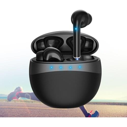 TWS Bluetooth Earphones Streo Wireless Earbuds Earphone With Wireless Charging Case 3D Stereo Sound Charging Box Bluetooth 5.0