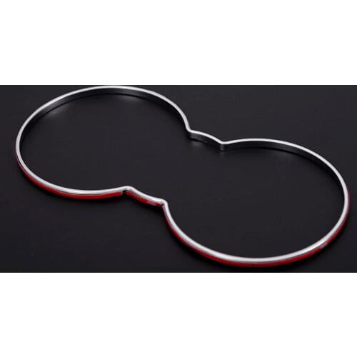 New For Jaguar XE F-Pace f pace 2016 Car Styling Chrome ABS Material Cup Holder Cover Trim Sticker