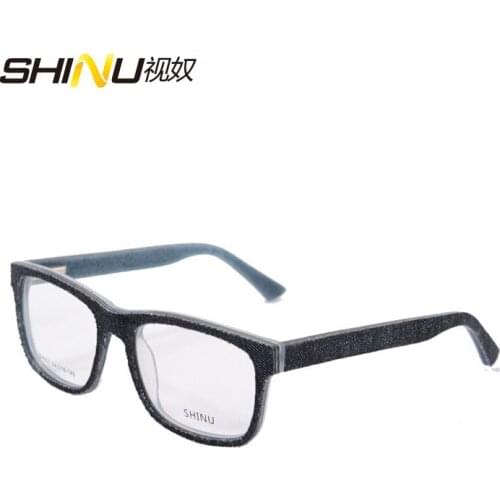 Anti Blue Rays myopia glasses denim full rim optical glasses frame computer gaming eye glasses glasses prescription SH007
