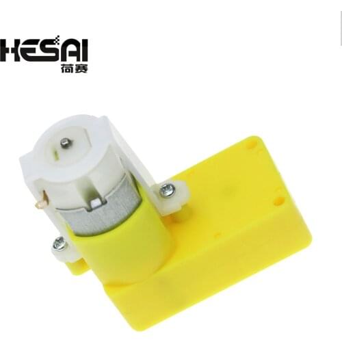 2PCS One Piece TT Motor / Deceleration Motor / Gearbox / DC Geared Motor for Robot Car Toy 6V Bend of Uniaxial Gear