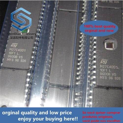1pcs only orginal new Original authentic M27C4001-10F1 M27C4001 EPROM memory 4Mb (512K x 8)