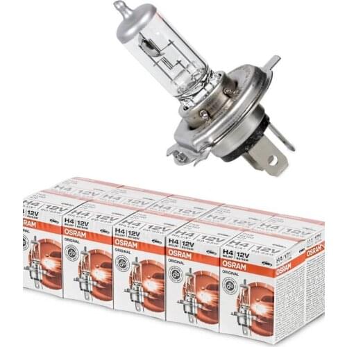 12V H4 Headlight Bulb 10 PCs German Goods Original Osram 64193 10X