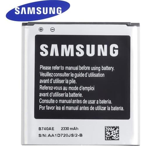 Original Replacement Samsung Battery B740AC For Galaxy S4 Zoom C101 C105K C105A C1010 C105 Genuine Phone Battery B740AE 2330mAh