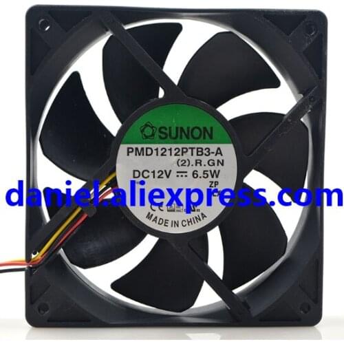 Original SUNON PMD1212PTB3-A 12V 6.5W 12025 12CM 3-wire heat dissipation fan