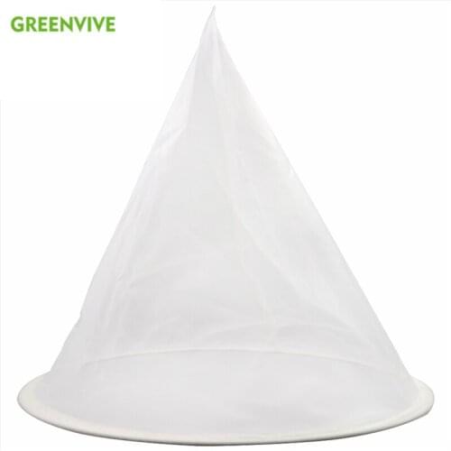 Beekeeping Single Layer Fiber Bee Honey Filter Strainer Mesh Net Cone Shape Filter Beekeeping Apiary Equipment Durable Nylon