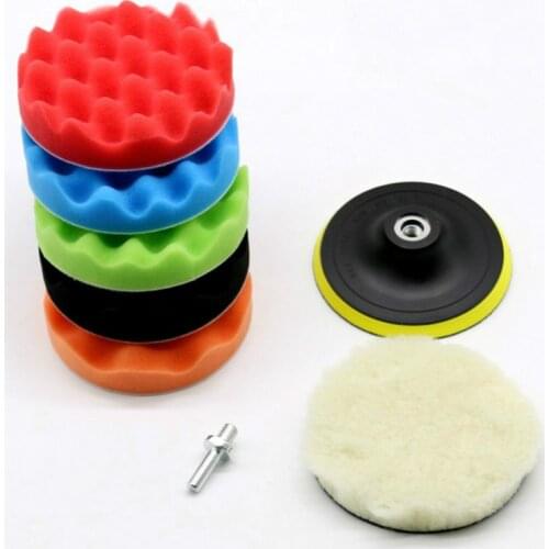 Polishing Pads,car sponge wool polishing pad,flexible wet polish pads,Tampa de polimento,Tampon de polissage 8Pcs 3/4/5/6/7 inch