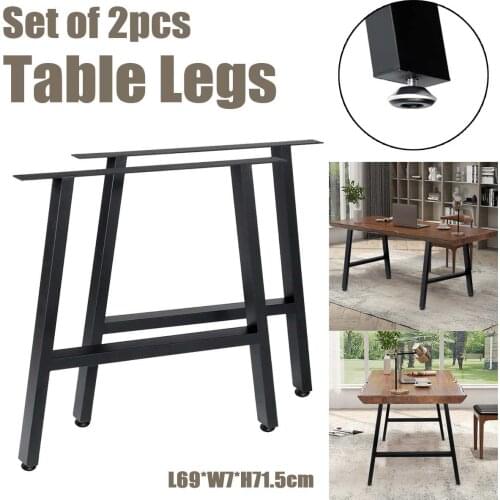 Industrial Steel Desk Table Legs A-Shape Table Desk Foot Furniture Accessories DIY Handcrafts Furniture Legs patas para mueble
