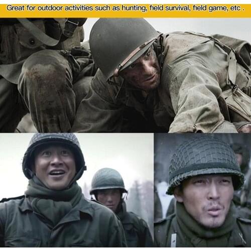 Tactical Helmet Net Cover Paintball Helmet Netting Cover Airsoft Helmet For M1 M35 M88 Tactical Paintball Gear Steel Helmet